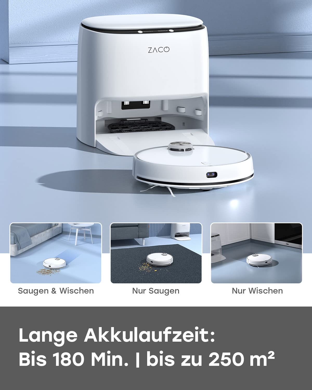 zaco-m1s-saugroboter-mit-waschstation-f-r-tierhaare image 3