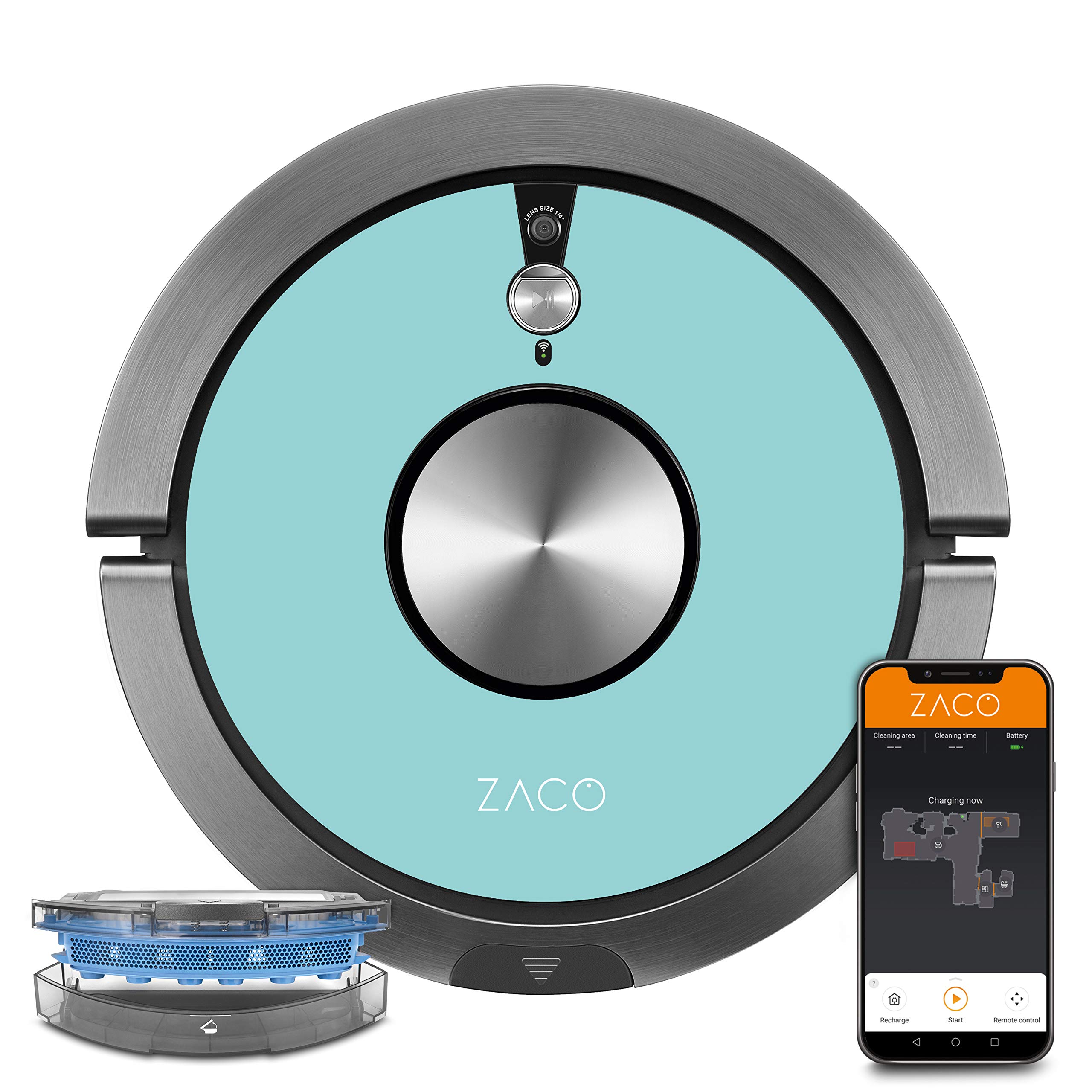 zaco-a9spro-saugroboter-mit-wischfunktion-petrol image 1