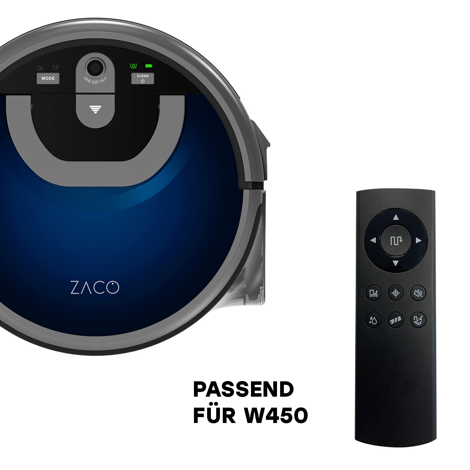 zaco-w450-fernbedienung-remote-control-f-r-wischroboter image 2