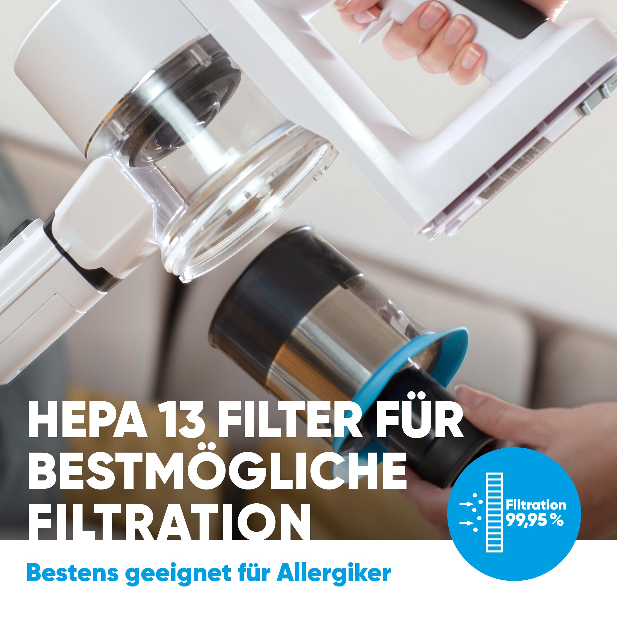 hoogo-s4-stielsauger-akku-60min-tierhaare-hepa-2in1 image 5