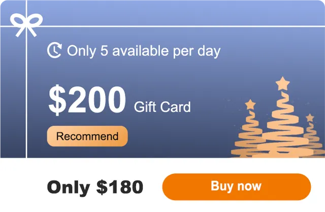 buture-geschenkkarte-weihnachtsgutschein-120-dollar-wert image 1