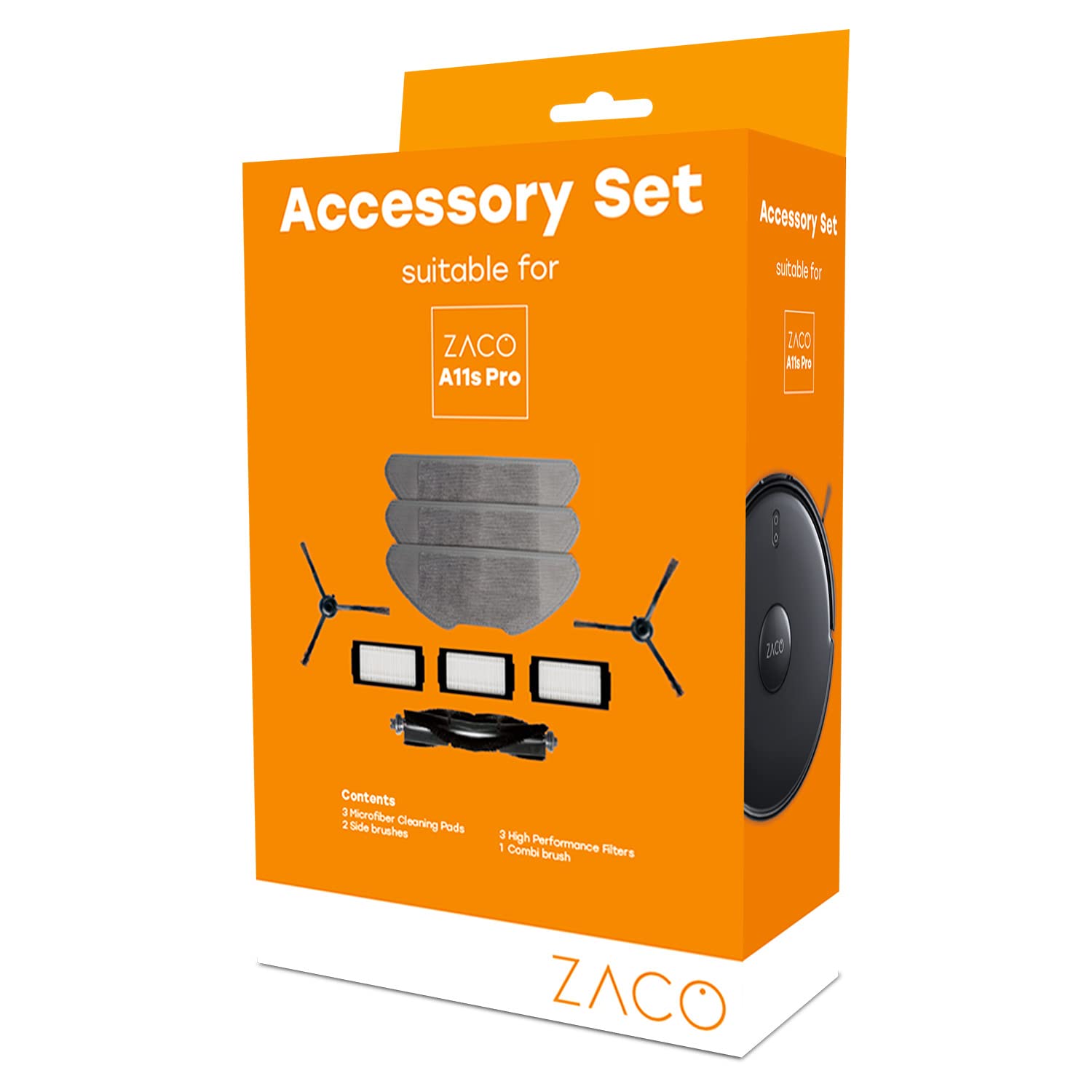 zaco-a11s-pro-zubeh-r-set-saugroboter-mit-filter-9-teilig image 1