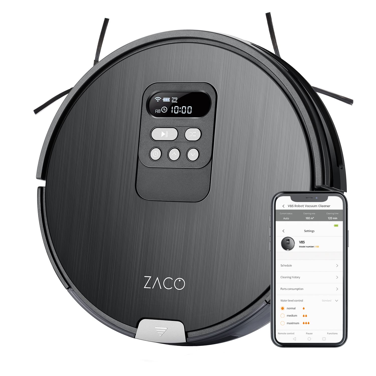 zaco-v85-saugroboter-mit-wischfunktion-app-alexa-8cm image 1