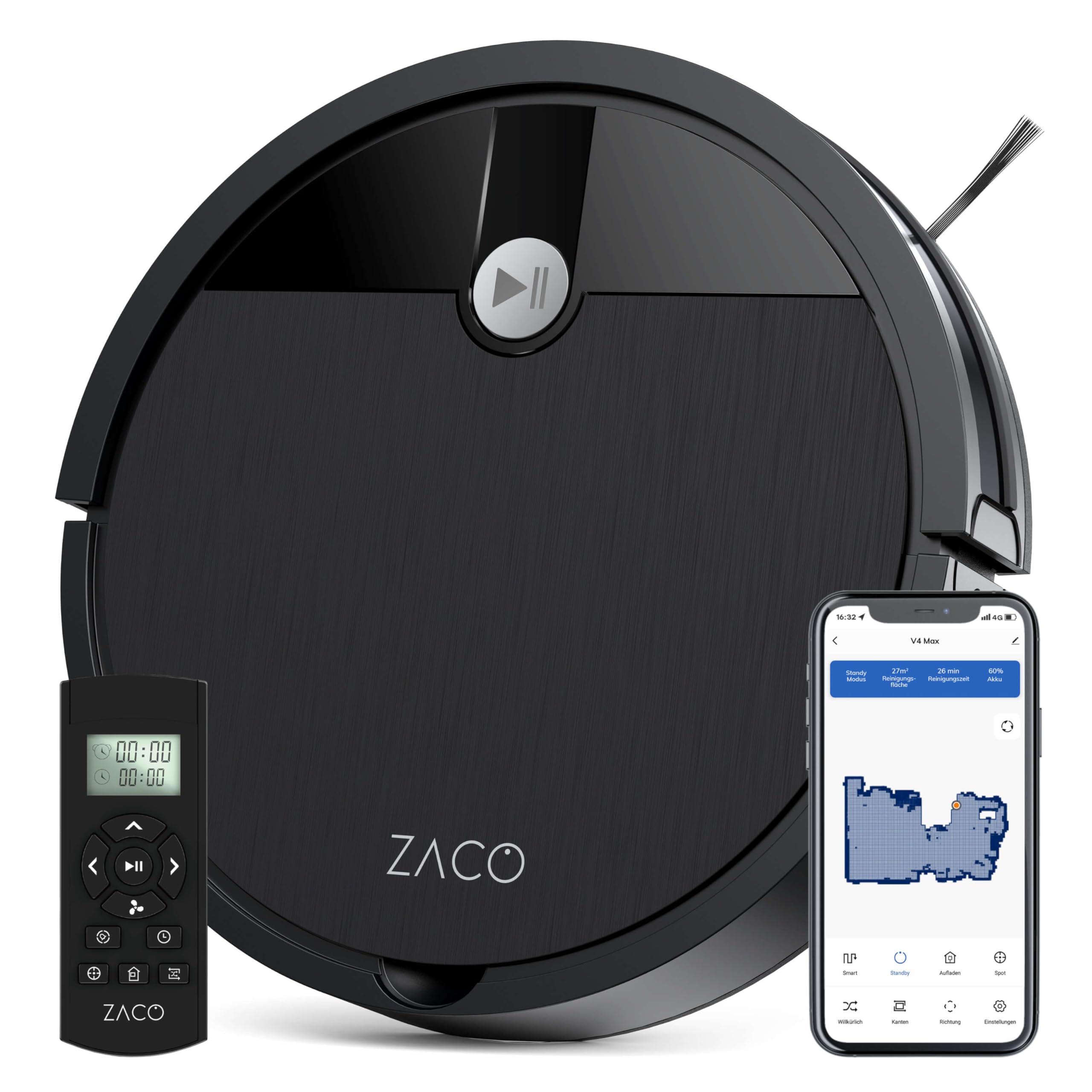 zaco-v4-max-saugroboter-3000pa-ohne-wischfunktion-tierhaare image 1