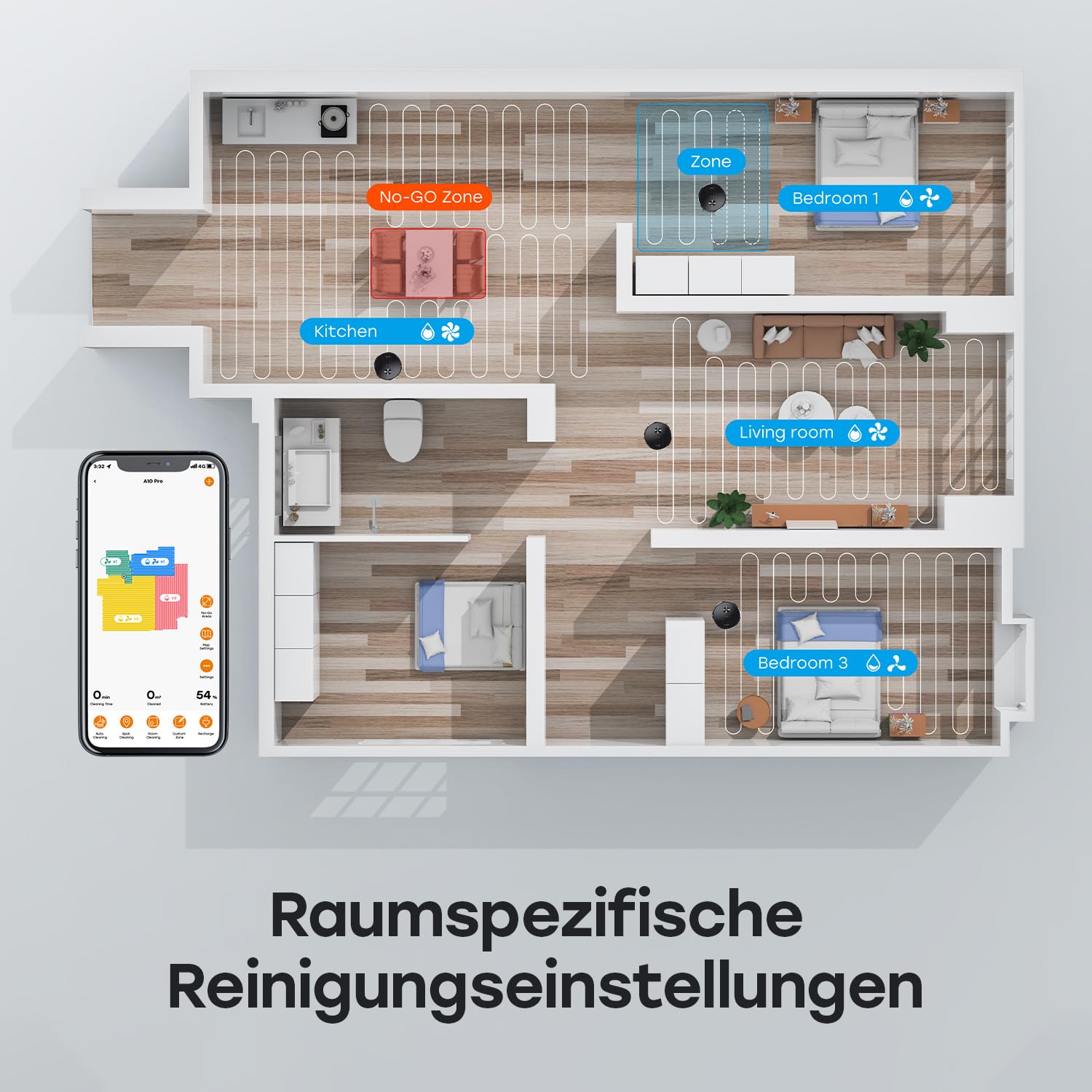 zaco-a10-pro-saugroboter-mit-wischfunktion-absaugstation-tierhaare image 7