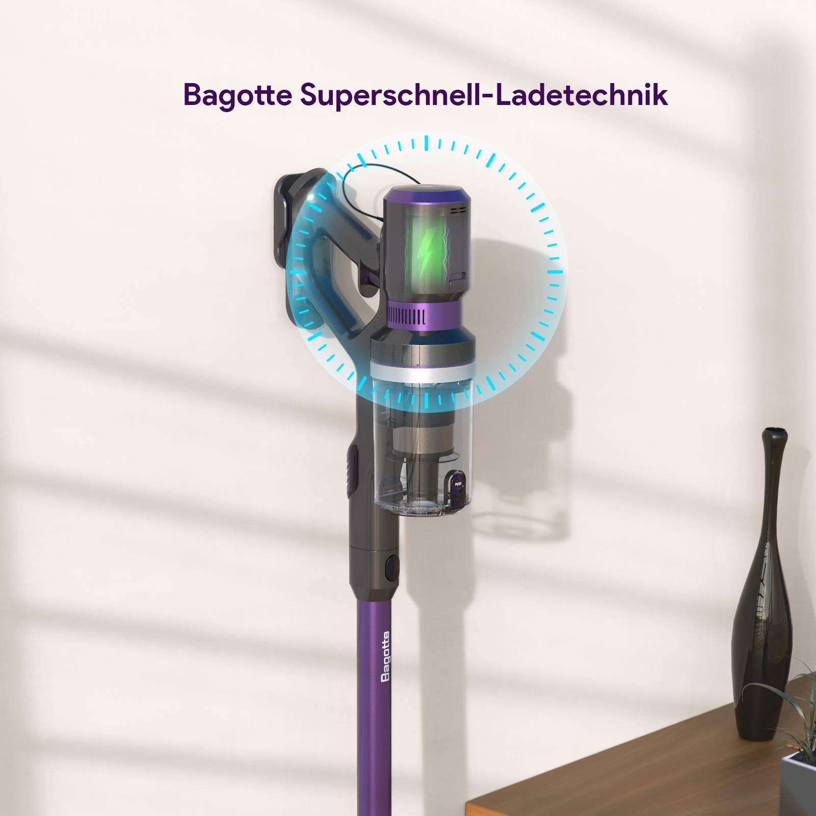 bagotte-bs900-akku-staubsauger-25000pa-8in1-55-min-hepa image 5