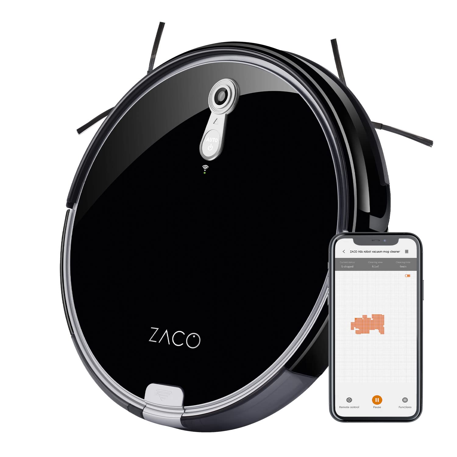 zaco-a8s-saugroboter-mit-wischfunktion-app-alexa-7-2cm image 1