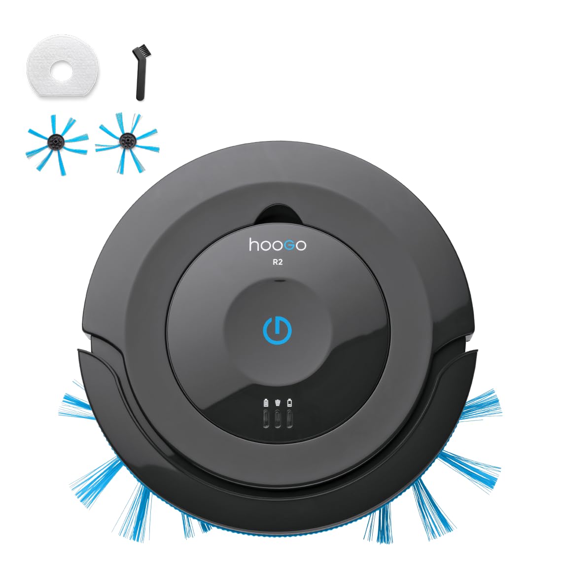 hoogo-r2-saugroboter-flach-7cm-120-min-tierhaare-leise image 2