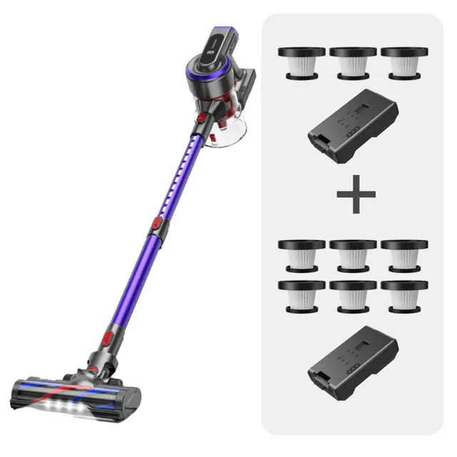 buture-jr400-akkustaubsauger-mit-2-akkus-und-9-hepa-filtern image 1