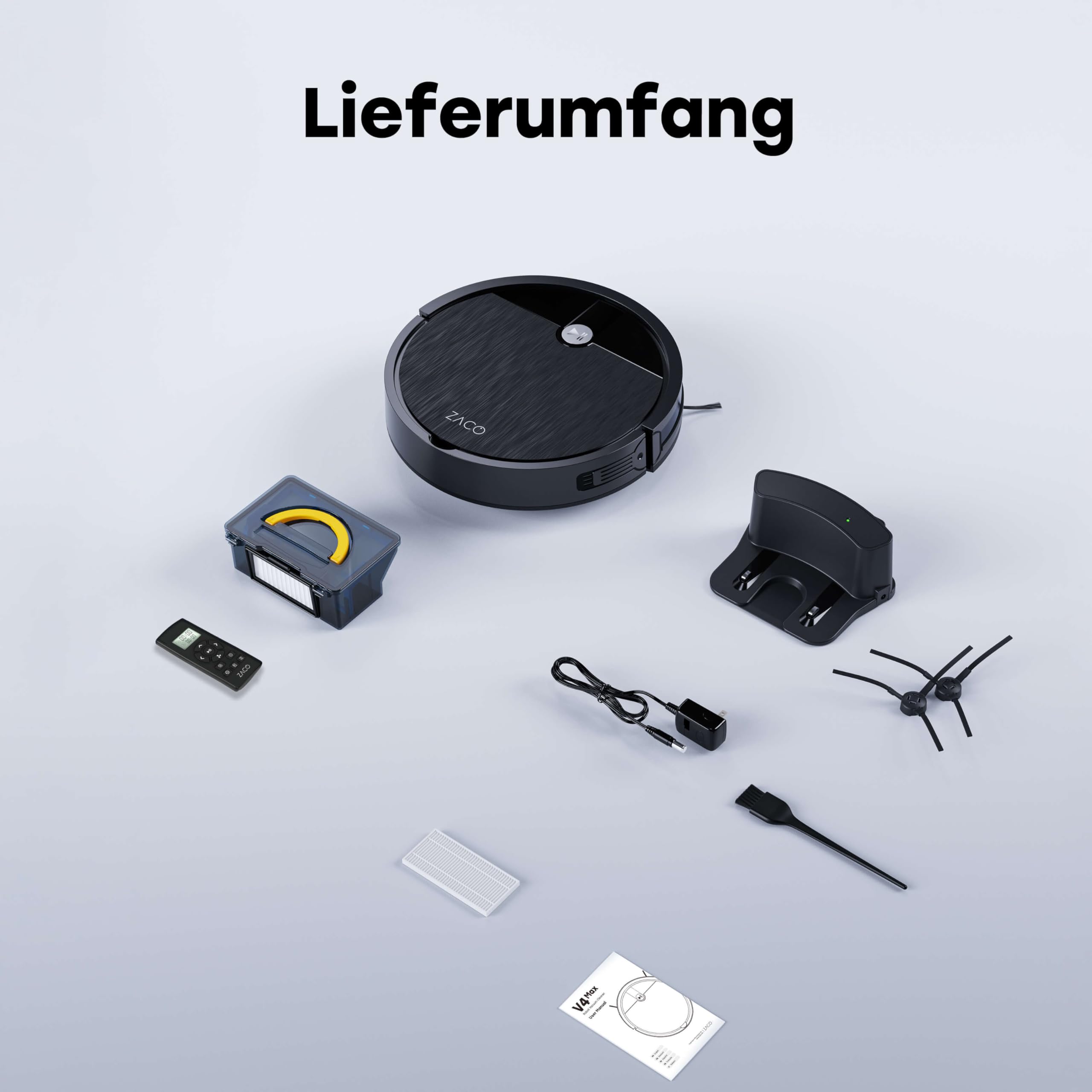 zaco-v4-max-saugroboter-3000pa-ohne-wischfunktion-tierhaare image 8