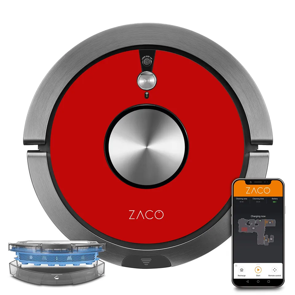 zaco-a9spro-saugroboter-wischfunktion-rot-app-mapping image 1