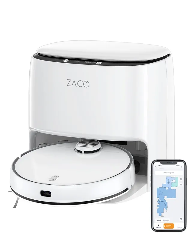 zaco-m1s-saugroboter-mit-waschstation-f-r-tierhaare image 1