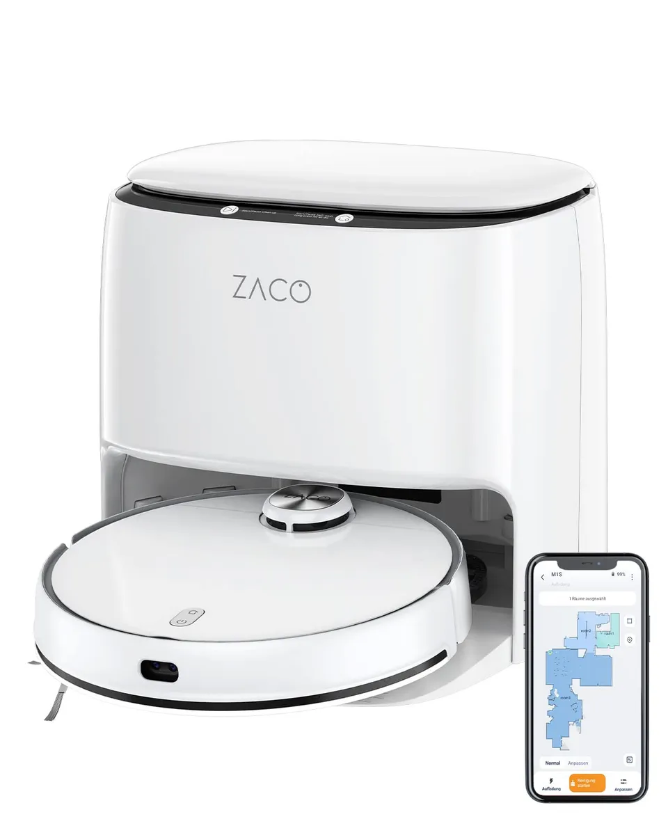 zaco-m1s-saugroboter-mit-waschstation-f-r-tierhaare image 1