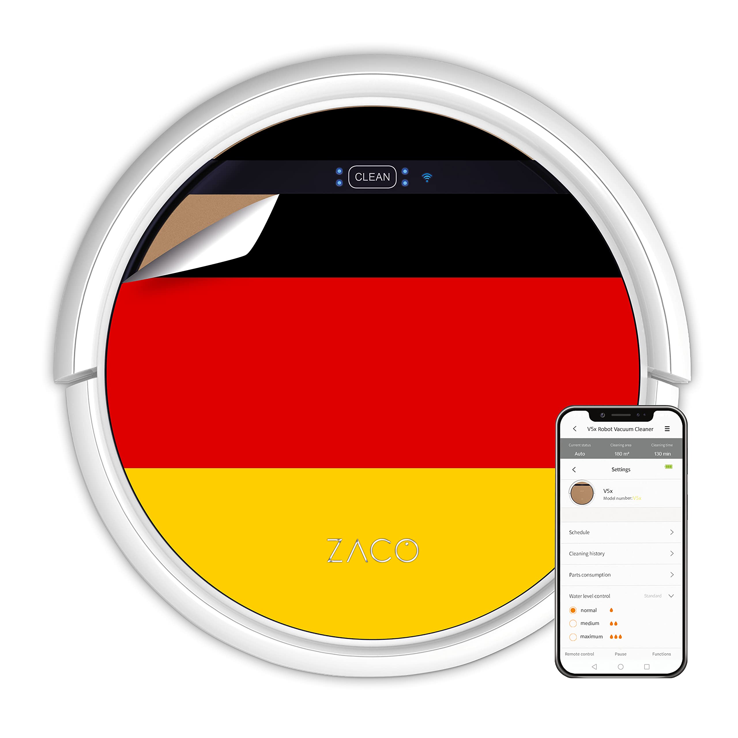 zaco-v5x-saugroboter-mit-wischfunktion-deutsche-flagge-app image 1